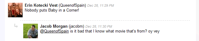 tweetree screenshot a reply I sent to Queenofspain, seen directly with tweetree