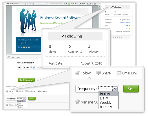 Screenshot - Follow Content